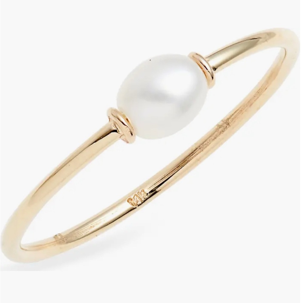 Skinny Keishi Cultured Pearl Ring